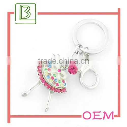 fashion rhinestone keychain