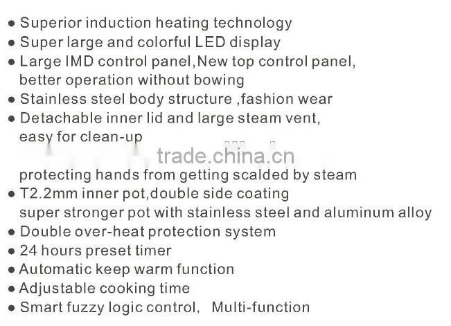 25 in 1 IH EGG RICE COOKER SENSE TOUCHING COOKER