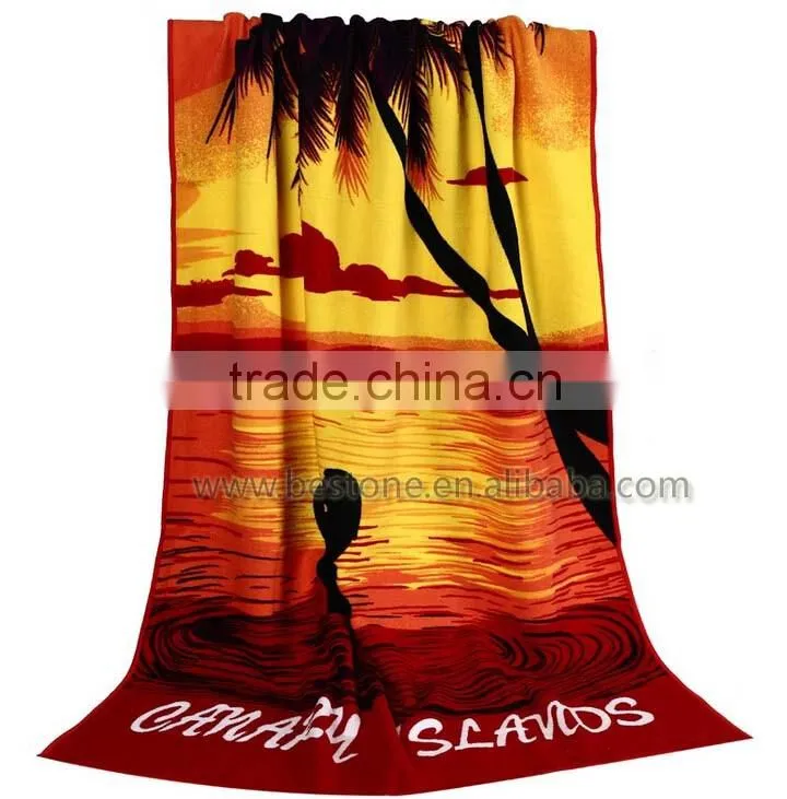 Custom Printing Microfiber Beach Bath Towel