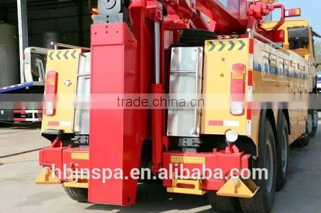 HOWO 8X4 heavy duty rotator tow truck