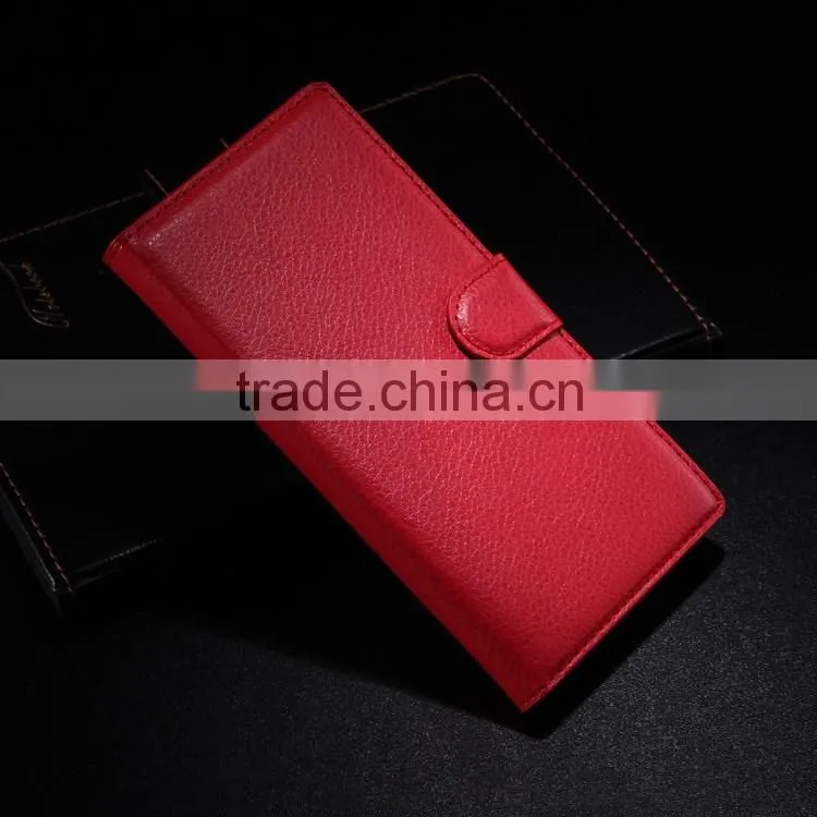 Hot Selling Funky Mobile Phone Leather Flip Wallet Case For Sony Xperia Z3 Ultra