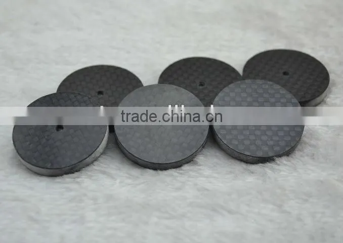Carbon Fiber Speaker Spike Pad Base Stand Protective Black Gray