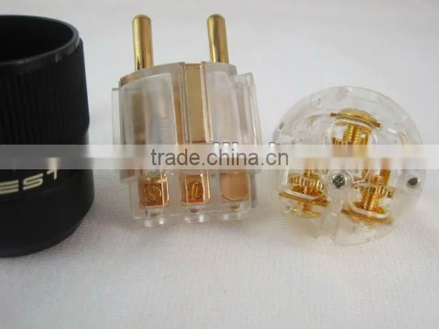 High End SONAR Gold Plated AC power plug+ IEC power connector
