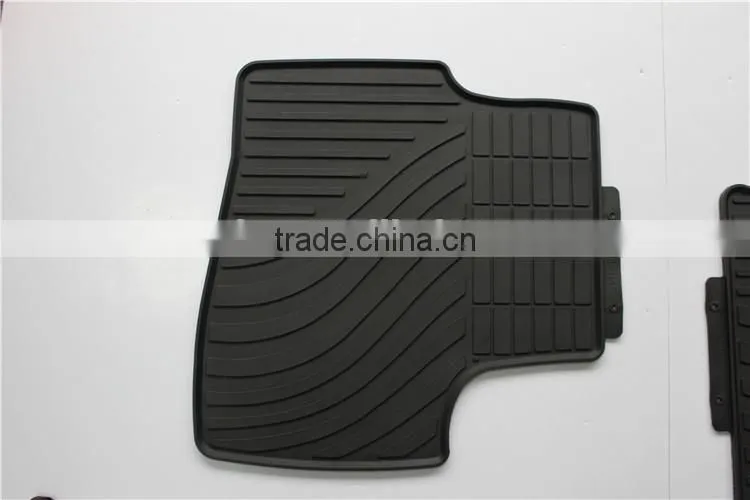 Custom Fit All-Weather Car Floor Mat for Kia Forte Models Select - Rubber (Black)