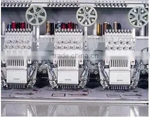 different head machine embroidering machine 4 heads needles embroidering machine