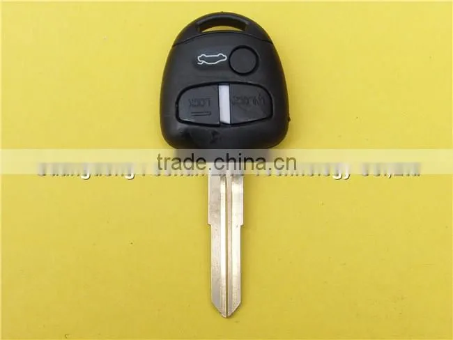 Remote Key Fob 3 Button Remote Key Shell With MIT8 Blade Left Side For Mistubishi car key