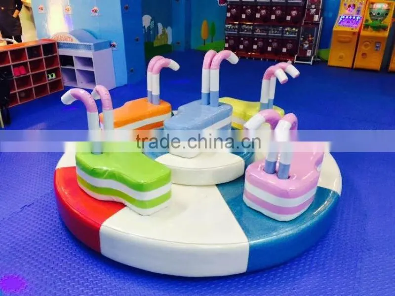 Electrical Soft Play Indoor Carousel Swing