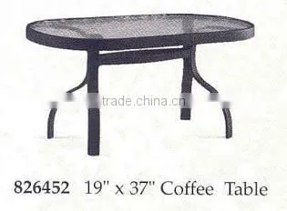 outdoor furniture tempered glass table