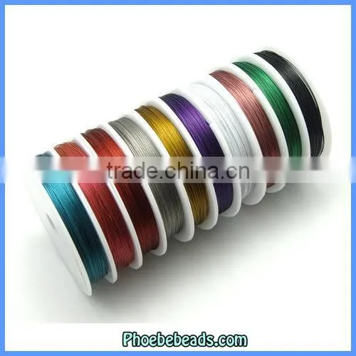 Wholesale 0.45mm Blue Tiger Tail Stainless Steel Jewelry Wire JTW-S005
