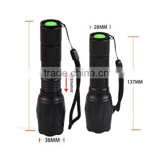 Rechargeable Battery Power Supply XM-L T6 LED G700 Police Flashlight Torch