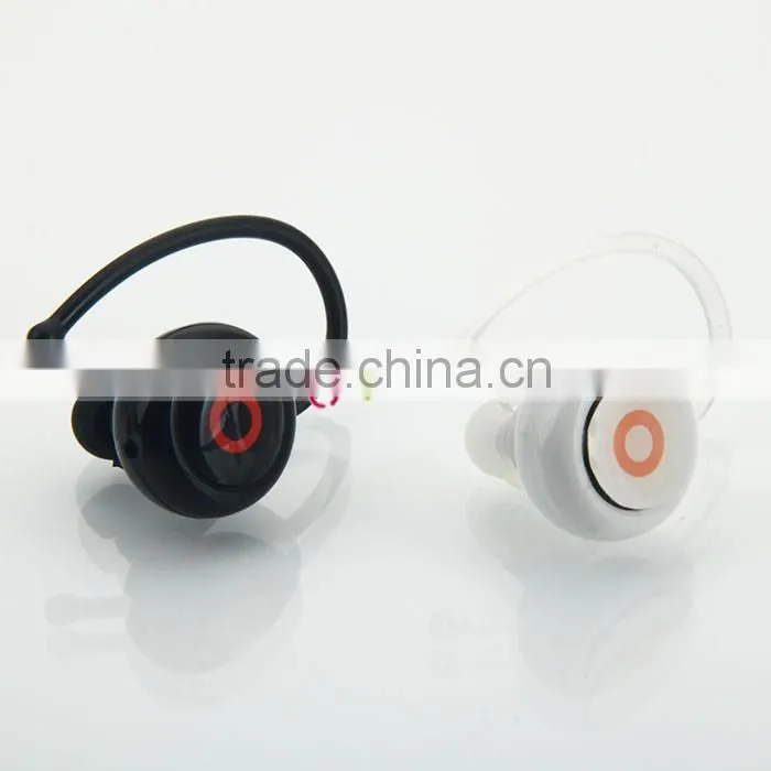 Universal Type Button Style 1-to-2 High-fidelity Stereo Wireless Bluetooth Headset Black