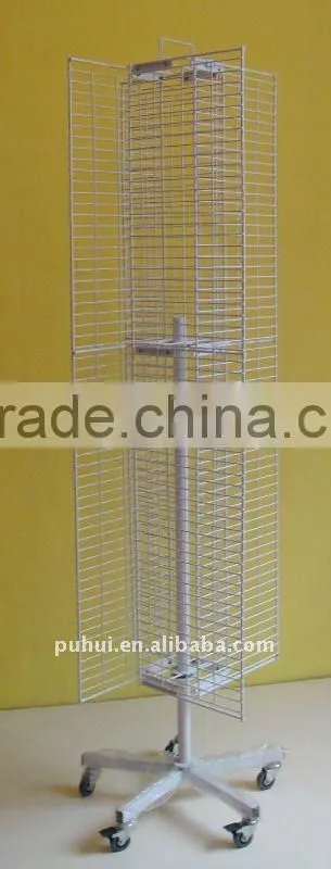 eco freindly four sides spinning display stand