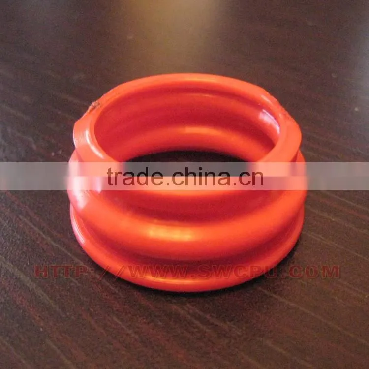 High quality molded polyurethane PU bushing shaft sleeve