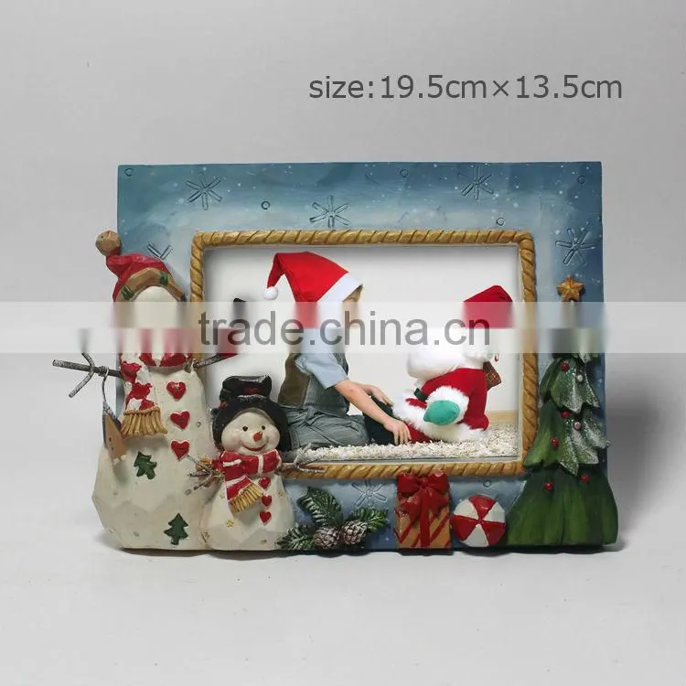 Beautiful decorative resin Christmas photo frame