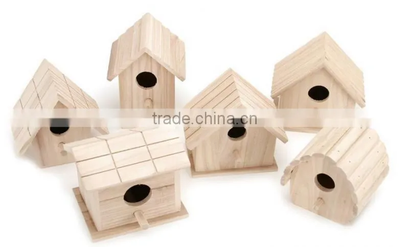 Discount Outdoor Slolid Wooden Bird House