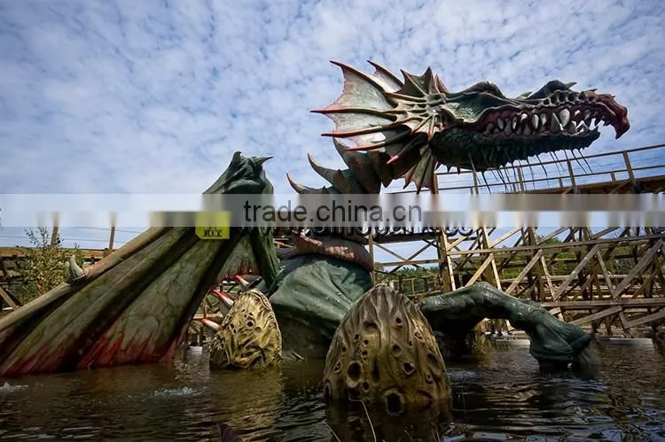HLT Full size aniamtronic western dragon model