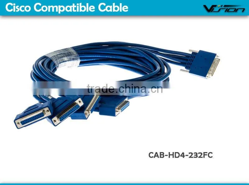 10FT CAB-HD4-232FC for Cisco High Density RS-232 Splitter Cable