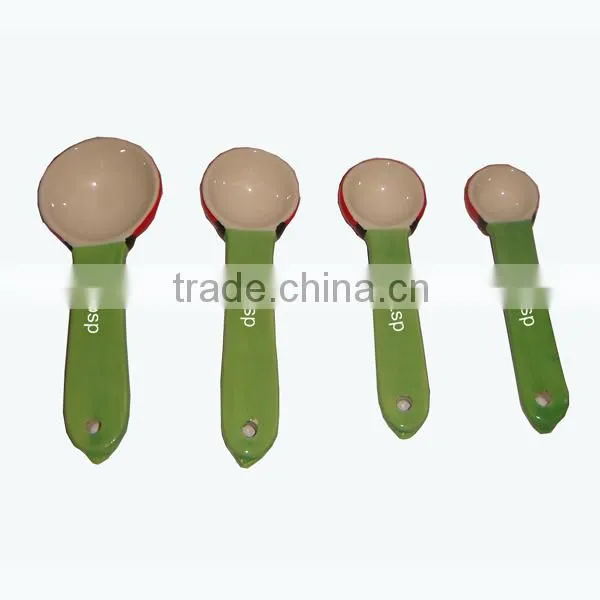 Hand-painted Ceramic Beatle Measuring Spoons