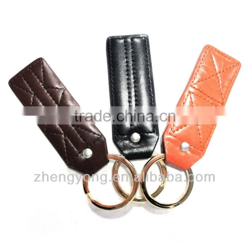 (ZY-D2889S) wholesale keychain charms ,leather keychain maker