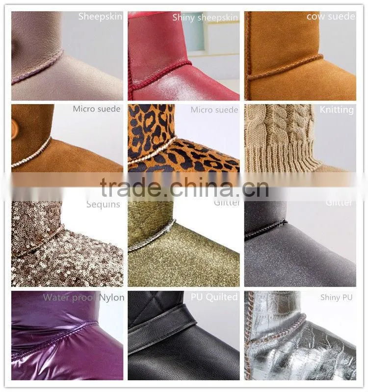 Wholesale classy buckle women leather boots