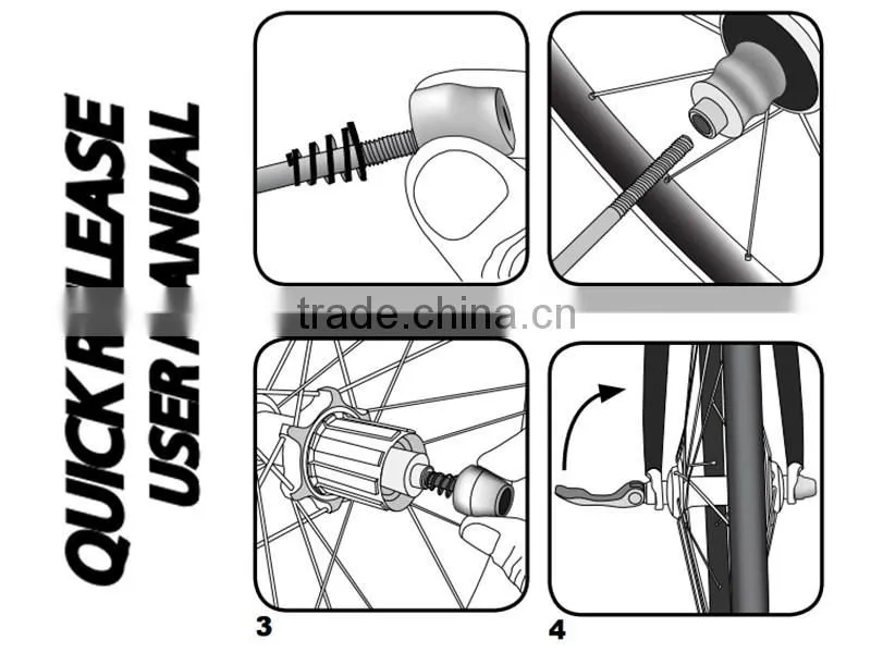 New Arrivel Stainless Steel Bicycle Quick Release Bike Skewers Quick Release