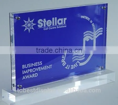 comnized beauty designed acrylic restaurant menu display stand, menu holder