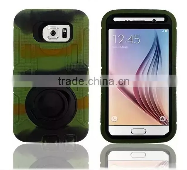 Fashion Design Armor Silicone PU Case For Samsung Galaxy S6