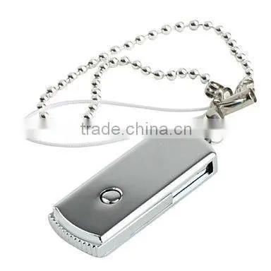 waterproof & Mini Swivel Keychain Style USB Flash Drive