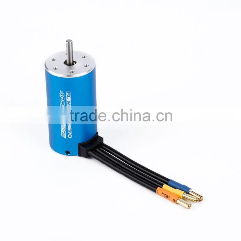 3670 4 Poles 2150KV Brushless Motor for RC 1/10 off-road Monster Truck Car Boat