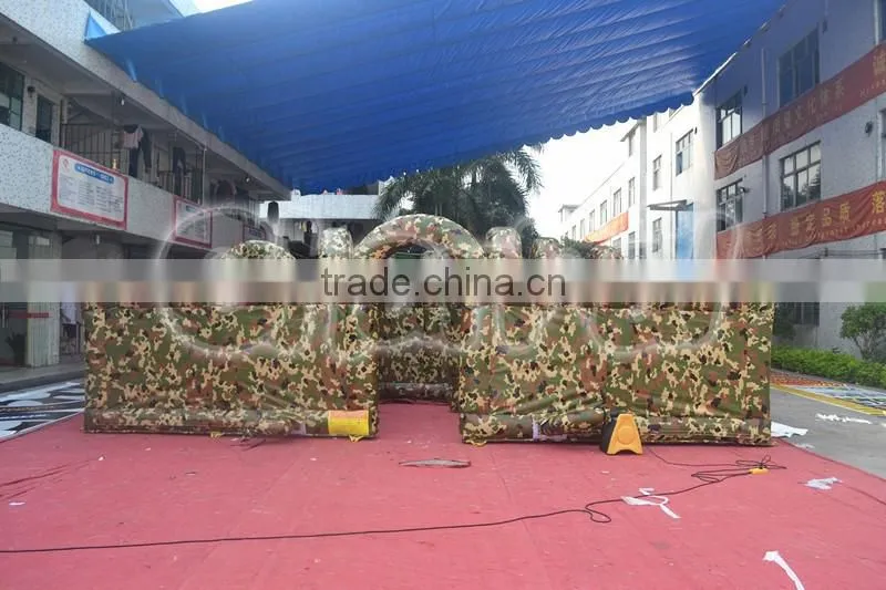 Giant laser tag inflatable laser maze military maze for sale