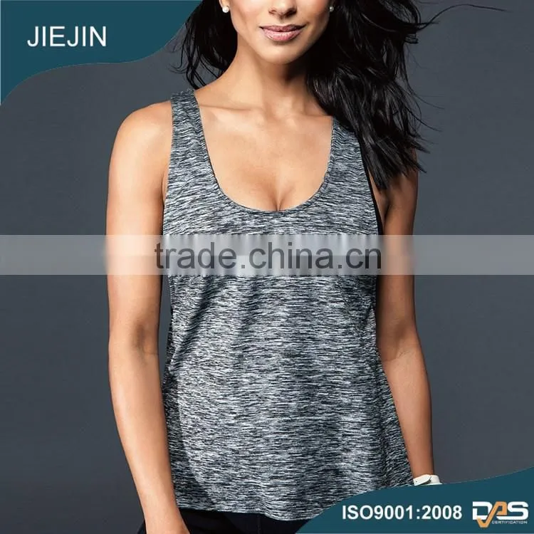 Wholesale bodybuilding stringer tank top-Women wicking tank tops and fabric for tank top