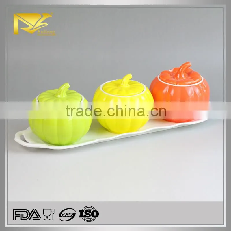 china suppliers ceramic embossed glazed sugar coffee kitchen utensil for coffee dinner set