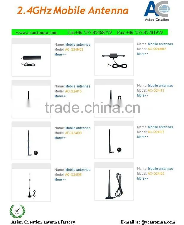 Wireless WIFI 2.4GHz Omni Indoor Magnetic 3dBi Aerial
