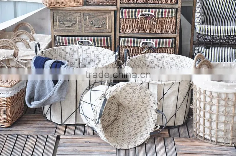 European antique style cheap storage baskets