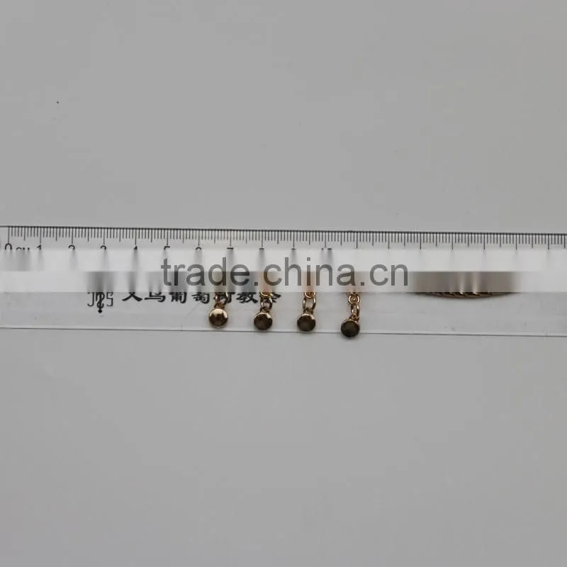 metal connector for garment ornament &metalic rhinestone necklace