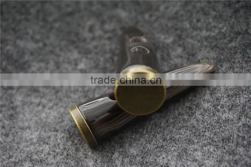 BRONZED METAL BOTTOM RESIN HORN button Fashion button