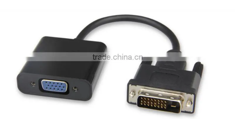 High quality DVI Male to VGA Female converter adapter cable