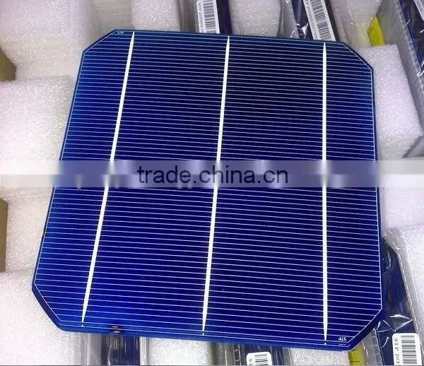 20% efficiency mono solar cell 4.77w cells solar 156x156