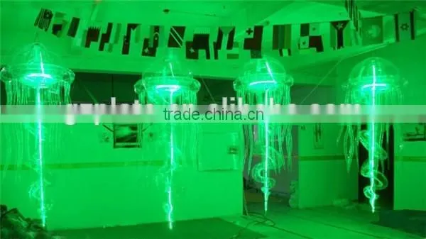 Lighting inflatable transparent jellyfish balloon/ inflatable clear led jellyfish for hanging decoration