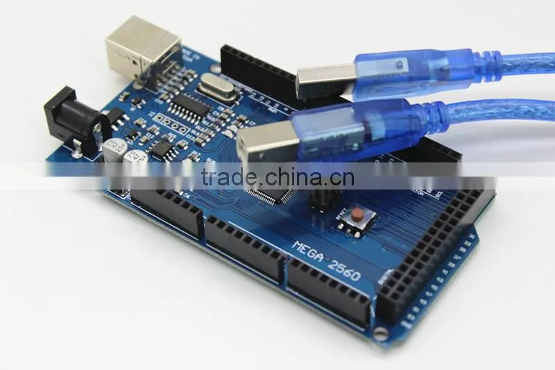 Popular 1pcs Mega 2560 R3 + 1pcs RAMPS 1.4 Controller+ 5pcs A4988 Stepper Driver Module+1pcs PCB Heatbed MK2B 3D Printer kit