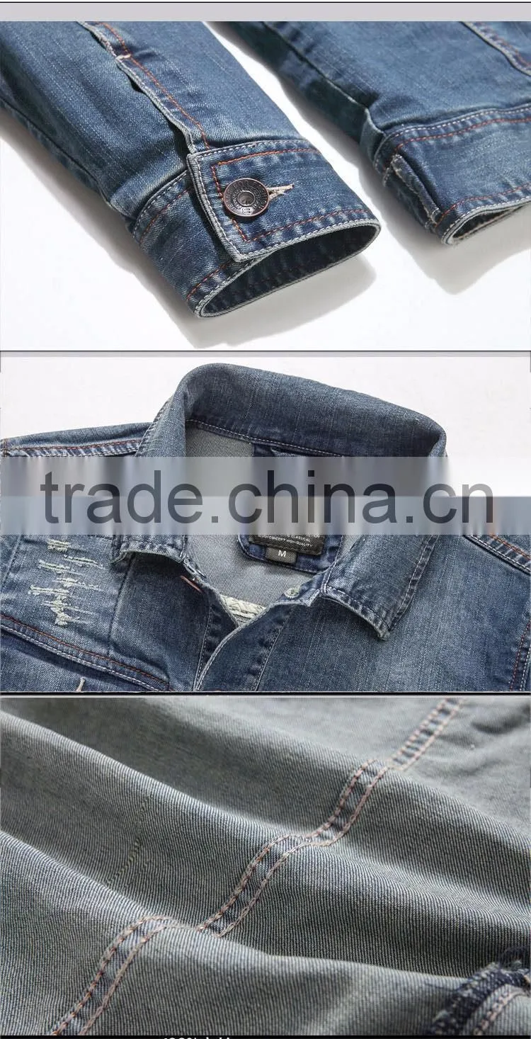 Hot Sale New style Popular jean jacket pattern Factory