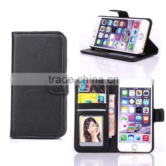 Photo album leather low price china mobile phone leather case for iphone 6