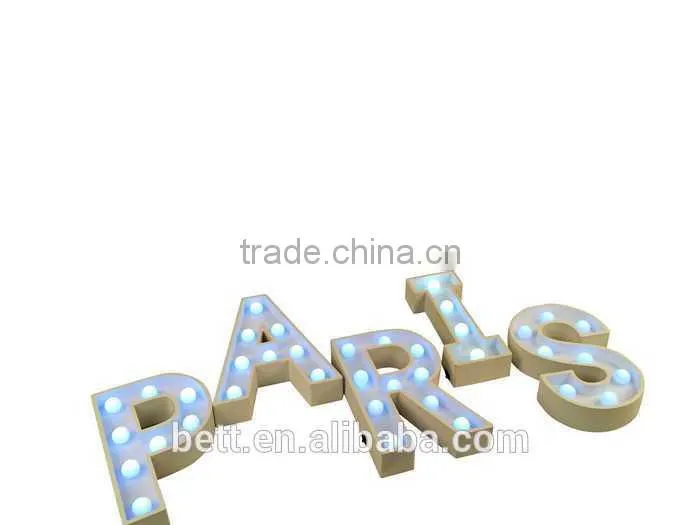 direct manufacture of fairground marquee letter light christmas letter light battery letter light
