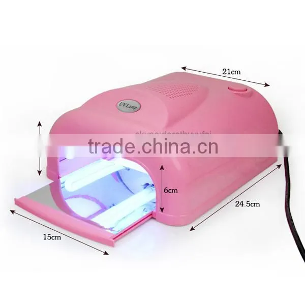 Hotselling good quality 36w professional uv nail lamp with 3timers , nail uv lamp