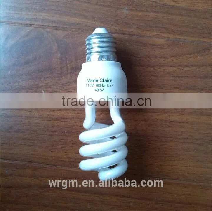 30W spiral energy save lamp,U spiral energy save lamp,half spiral