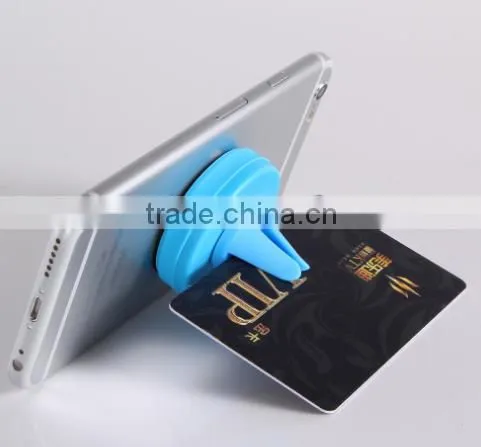 multiple universal silicone cell phone stand credit card cute holder
