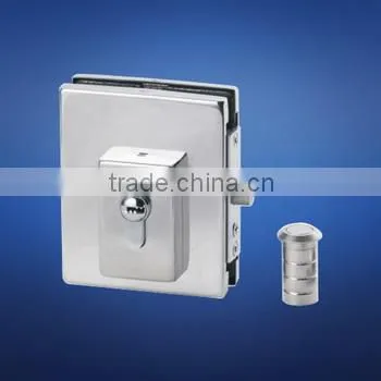 Stainless steel glass door lock HS03305