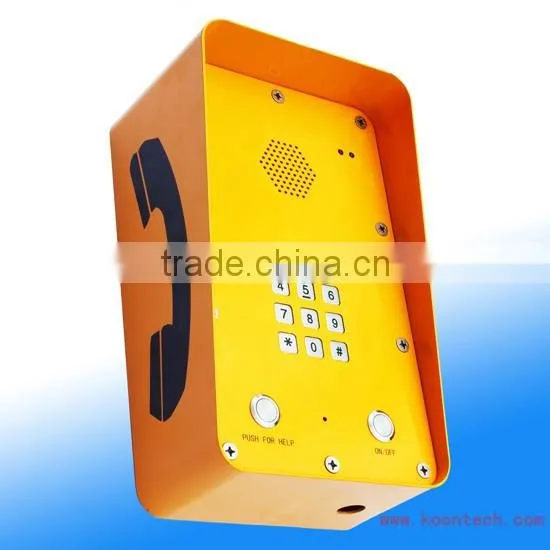 KNTECH Industrial Telephone water resistance auto-dial elevator phone emergency telephone