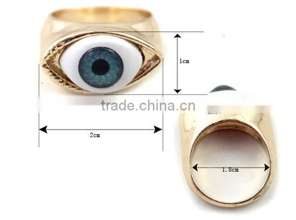 Alloy human eyes ring,fashion rings,2013 new jewelry