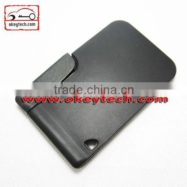 Okeytech blank key card Renault Megane 3 buttons smart card shell for key card renault